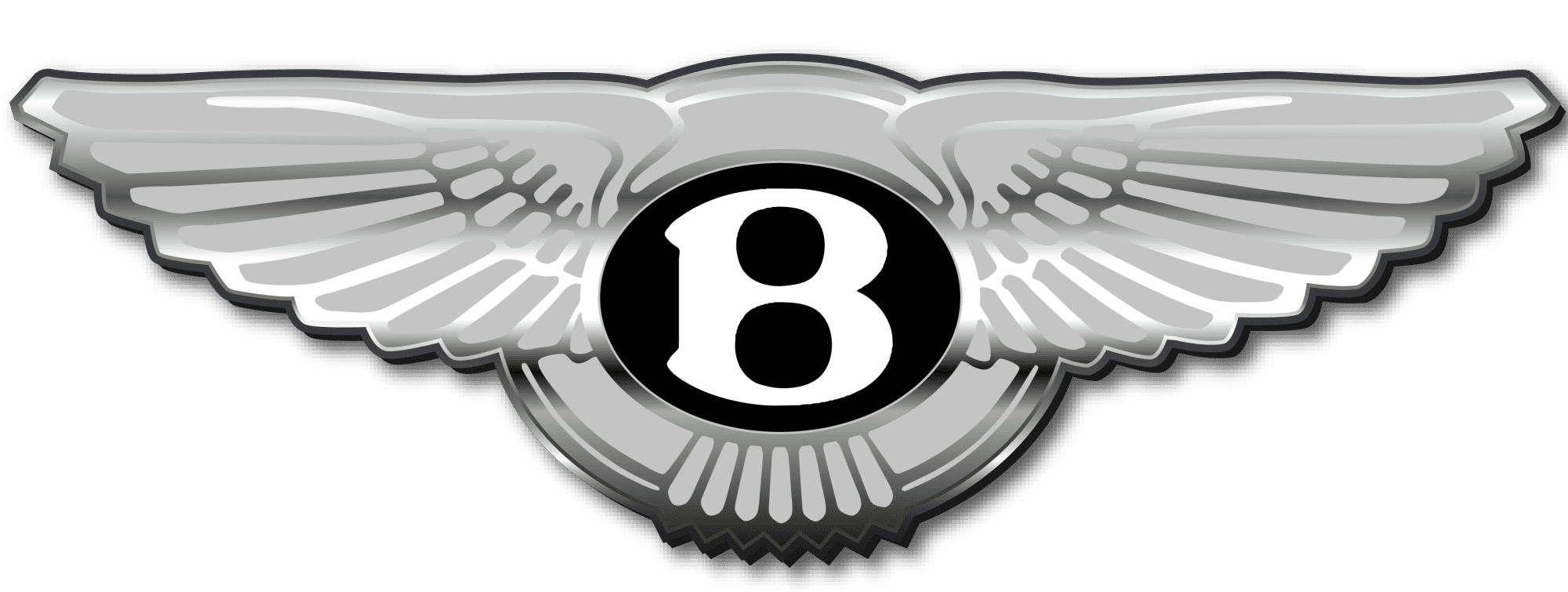 A silver logo featuring an abstract winged design with the number 8 in the center, perfect for hire.