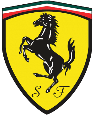 A yellow shield-shaped logo featuring a rearing black horse and the letters "S" and "F" at the bottom, topped with green, white, and red stripes. This emblem is a symbol of excellence for those looking to hire unparalleled quality.